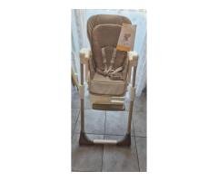 Joie mimzy recline, highchair and table