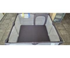 Dripex Baby Playpen for Babies and Toddlers, Small, 124 x 124 cm, Dark Grey