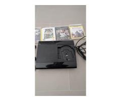 PlayStation 3 Slim Bundle (Black) + Controller, Cables & 4 Games - Image 3