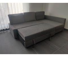 Ikea sofa cum bed three seater ( L shape )with storage - Image 3
