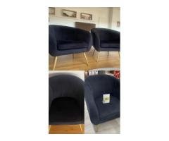 *Pair of Black Armchairs – for sale*